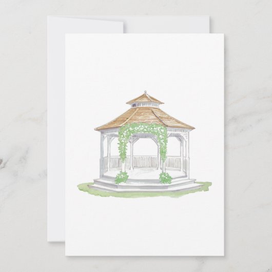 ガゼボ招待状 招待状 (正面)