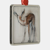 ガゼルの子鹿 メタルオーナメント (右)