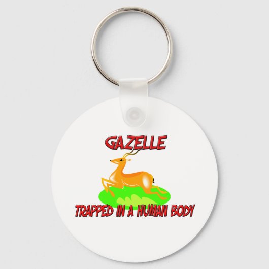 ガゼルは人間の体に閉じ込められている キーホルダー (正面)