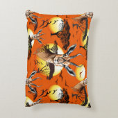 ガゼルアフリカアンテロープ野生動物 アクセントクッション (裏面(縦))