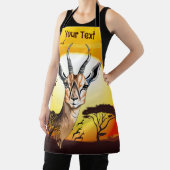 ガゼルアフリカアンテロープ野生動物 エプロン (インサイチュ)