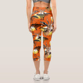 ガゼルアフリカアンテロープ野生動物 カプリレギンス (裏面)