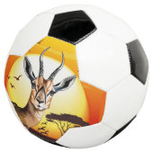 ガゼルアフリカアンテロープ野生動物 サッカーボール (3/4)