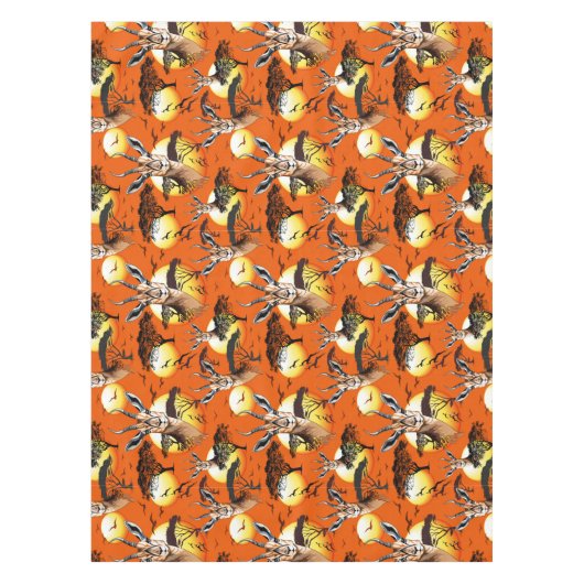 ガゼルアフリカアンテロープ野生動物 テーブルクロス (正面)