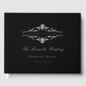 [ガゼルエレガント]白黒モノワ結婚ー ゲストブック (正面)