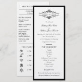 [ガゼルエレガント]白黒モノワ結婚ー プログラム (正面/裏面)