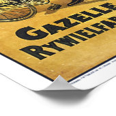 ガゼルサイク素晴らしスヴィンテージポスター ポスター (角)