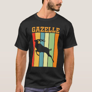 ガゼルシャドウシルエット(レトロカラー) Tシャツ
