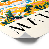 ガゼル浴槽おもしろいプリント、バスルーム・デコール、Sa ポスター (角)