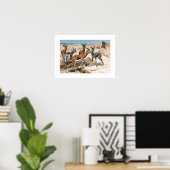 ガゼル ポスター (ホームオフィス)