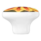 ガソニア花のドアノブ セラミックノブ (側面)