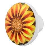 ガソニア花のドアノブ セラミックノブ (右)