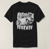 ガソリンおもしろい永遠ガスカーティーTシャツ Tシャツ (デザイン正面)
