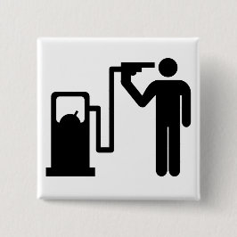 ガソリンによる自殺 缶バッジ