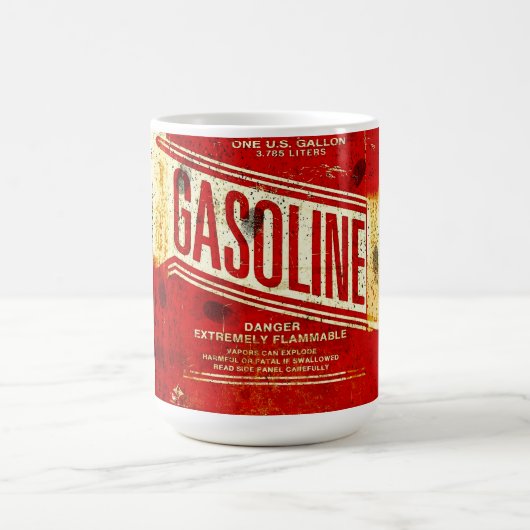 ガソリンのマグカップ コーヒーマグカップ (中央)