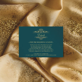 ガソリングリーンゴールデン結婚ラグジュアリーのエンクロージャカード エンクロージャーカード