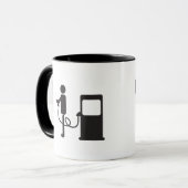 ガソリンスタンドの強盗 マグカップ (正面左)