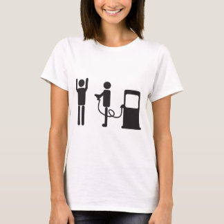 ガソリンスタンドの強盗 Tシャツ