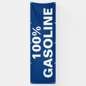 ガソリンスタンド屋外 横断幕 (縦)