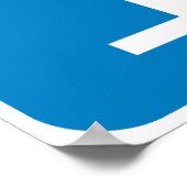 ガソリンスタンド高速道路標識 ポスター (角)