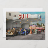 ガソリンスタンド – アメリカ素晴らしのロードトリップ1939 招待状 (正面)