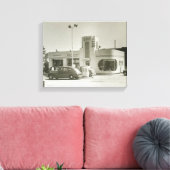 ガソリンスタンド キャンバスプリント (インサイチュ (リビング))