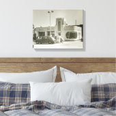 ガソリンスタンド キャンバスプリント (インサイチュ (寝室))