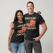 ガソリンフォーエバーおもしろいサ州旗ガス車Gar Tシャツ (ユニセックス)