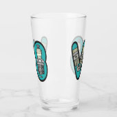 ガソリンヘッドV8車愛好家 タンブラーグラス (左)