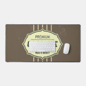 ガソリンレトロラベル デスクマット (キーボード&マウス)