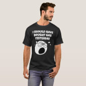 ガソリン価格の上昇が過去に発生した買はずだ Tシャツ (正面フル)