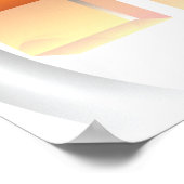 ガソリン価格の高騰とインフレの棒グラフ ポスター (角)