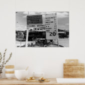 ガソリン価格ポスター&キャンバス再版 – ART ポスター (キッチン)