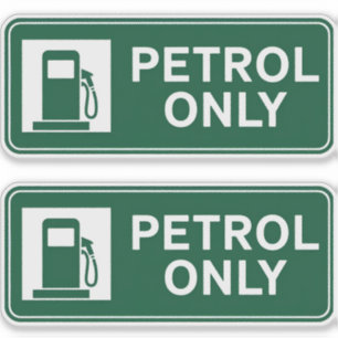 ガソリン燃料のみ シール