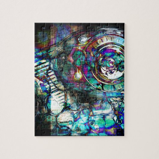 ガソリン用自動二輪車エンジン ジグソーパズル (縦)