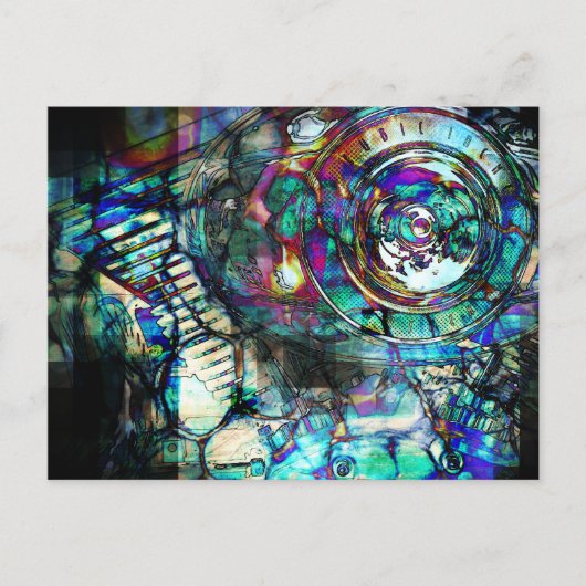 ガソリン用自動二輪車エンジン ポストカード (正面)