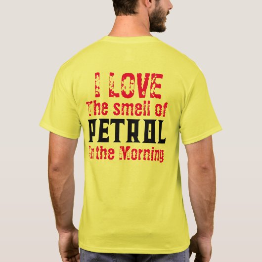 ガソリン Tシャツ (裏面)