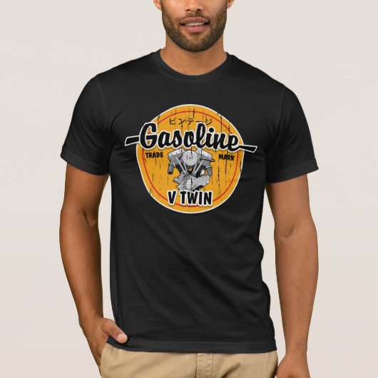 ガソリンV双生児 Tシャツ (正面)