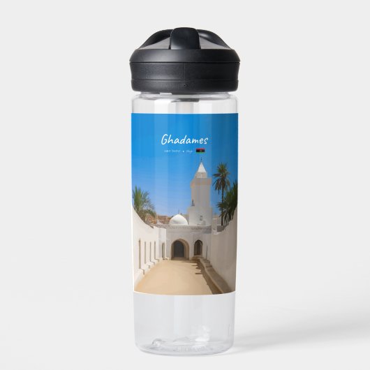 ガダメス、リビア - 白いモスク CamelBak Eddy ウォーターボトル (正面)