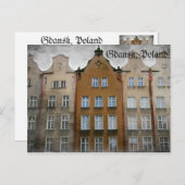 ガダンスク，ポーランド ポストカード (正面/裏面)