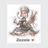 ガチアクタ エイシャ ステッカー シール (シート)