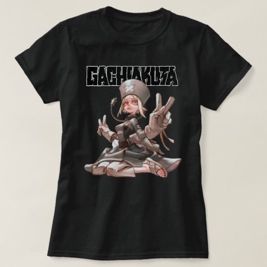 ガチアクタ 英射 Tシャツ レディース (デザイン正面)