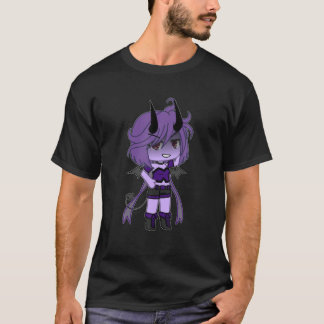 ガチャライフ&ガチャクラブチビ(小さくかわいく書いた感じ)アニメかわいいガッチ Tシャツ