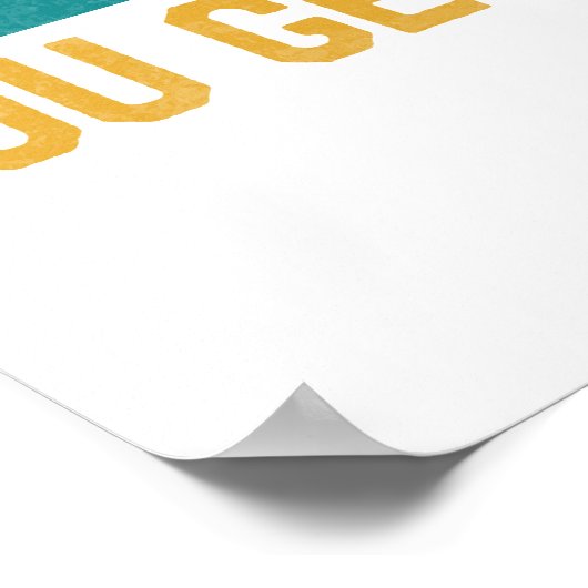 ガチョウおもしろいの鳴き声が鳴る ポスター (角)