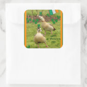 ガチョウがアイルランドの踊り スクエアシール (バッグ)