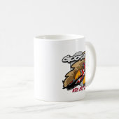 ガチョウそれは水かき足マグを進めます コーヒーマグカップ (正面右)