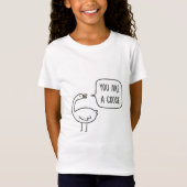 ガチョウです Tシャツ (正面)