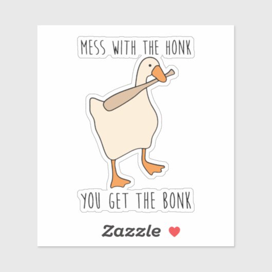 ガチョウとこうもり~ホークとの混乱あなたが得るボンク シール (シート)