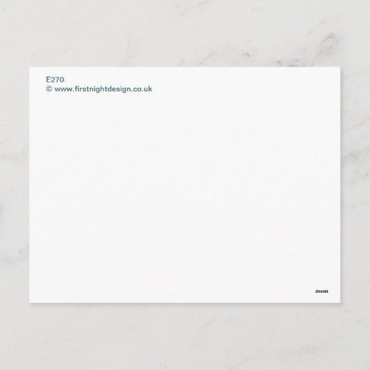 ガチョウとカエルの復活祭の旅 シーズンポストカード (裏面)