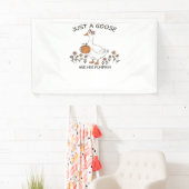 ガチョウとカボチャクラシックのTシャツ 横断幕 (インサイチュ)